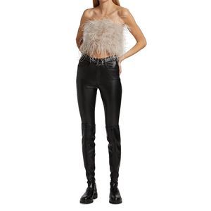 LAMARQUE Zaina Feather Bustier Top Medium $275